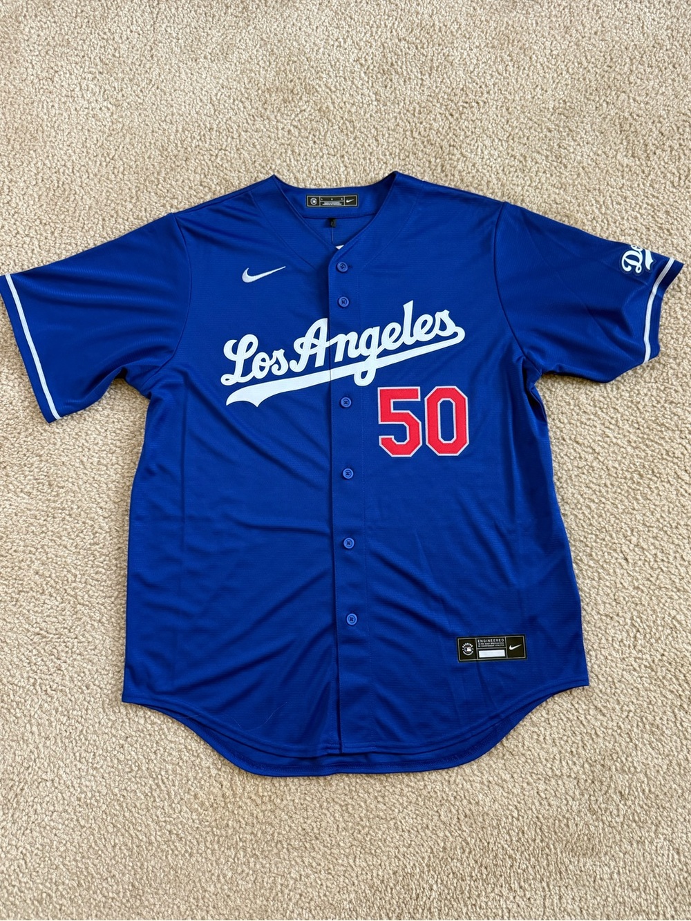 Los Angeles Dodgers Mookie Betts Royal Blue Alternate Nike Stadium Player Jersey